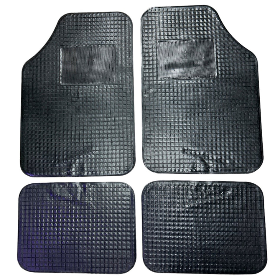 Juego Alfombras para autos en goma Universal 4 piezas-Alfombras Universales-Multishop Uruguay