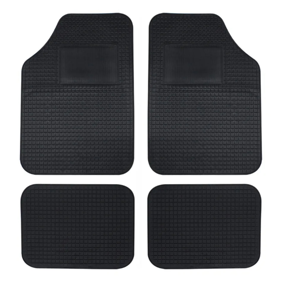 Juego Alfombras para autos en goma Universal 4 piezas-Alfombras Universales-Multishop Uruguay