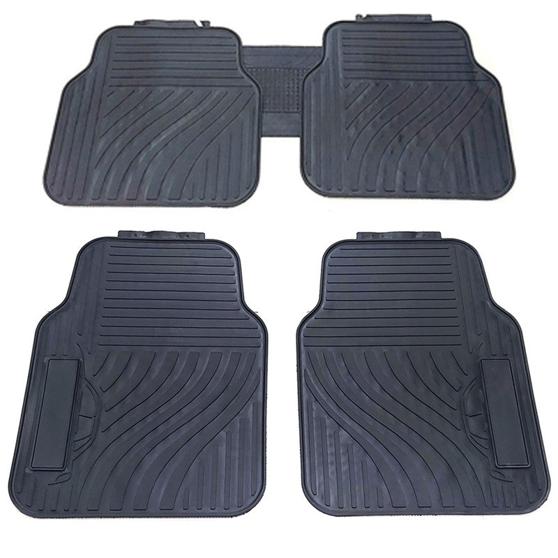 Juego Alfombras Universales para autos en goma 5 piezas-Alfombras Universales-Multishop Uruguay