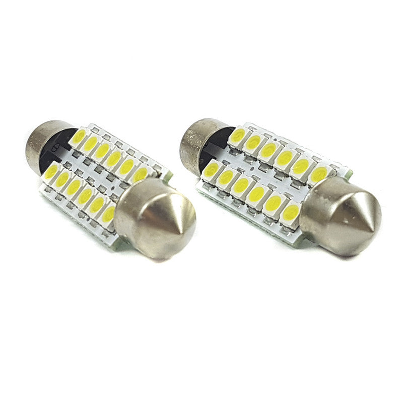 Lampara Tubular 12 Led Blanca x2 Un-Lampara Tubular-Multishop Uruguay