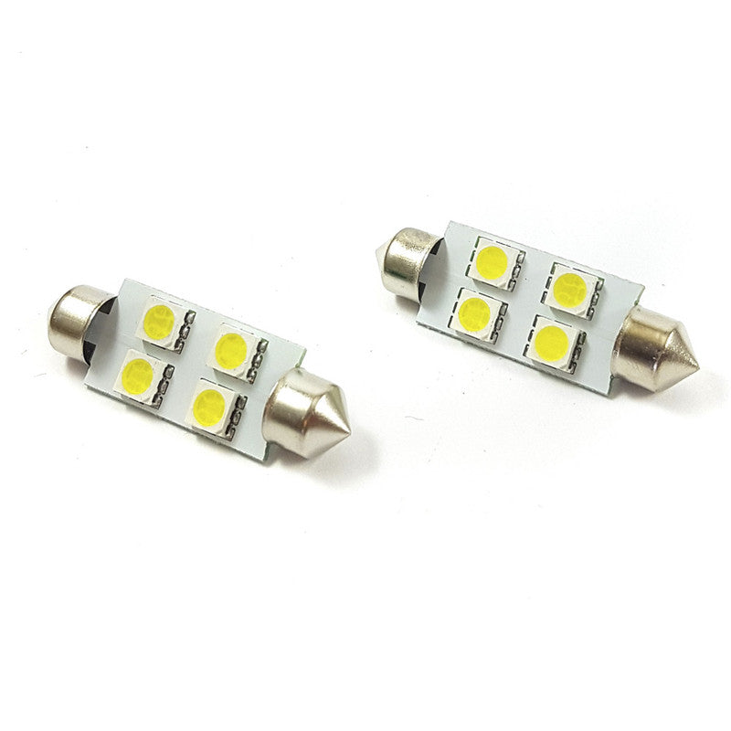Lampara Tubular 4 Led Blanca x2 Un-Lampara Tubular-Multishop Uruguay