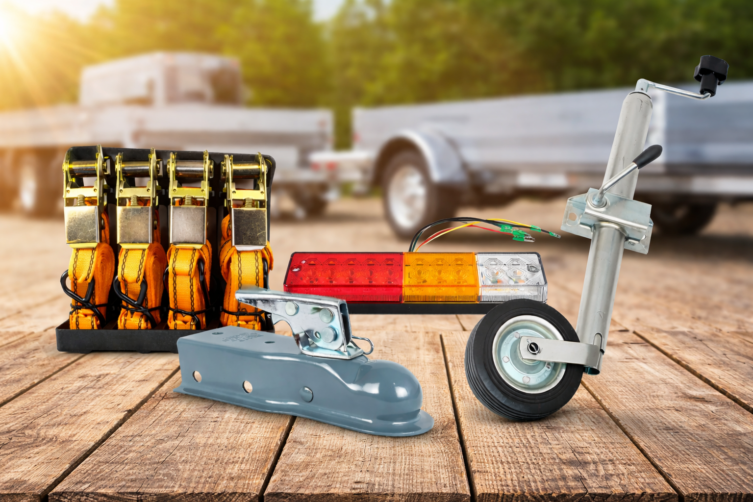 Accesorios para trailer/remolques: seguridad, conexión y transporte confiable