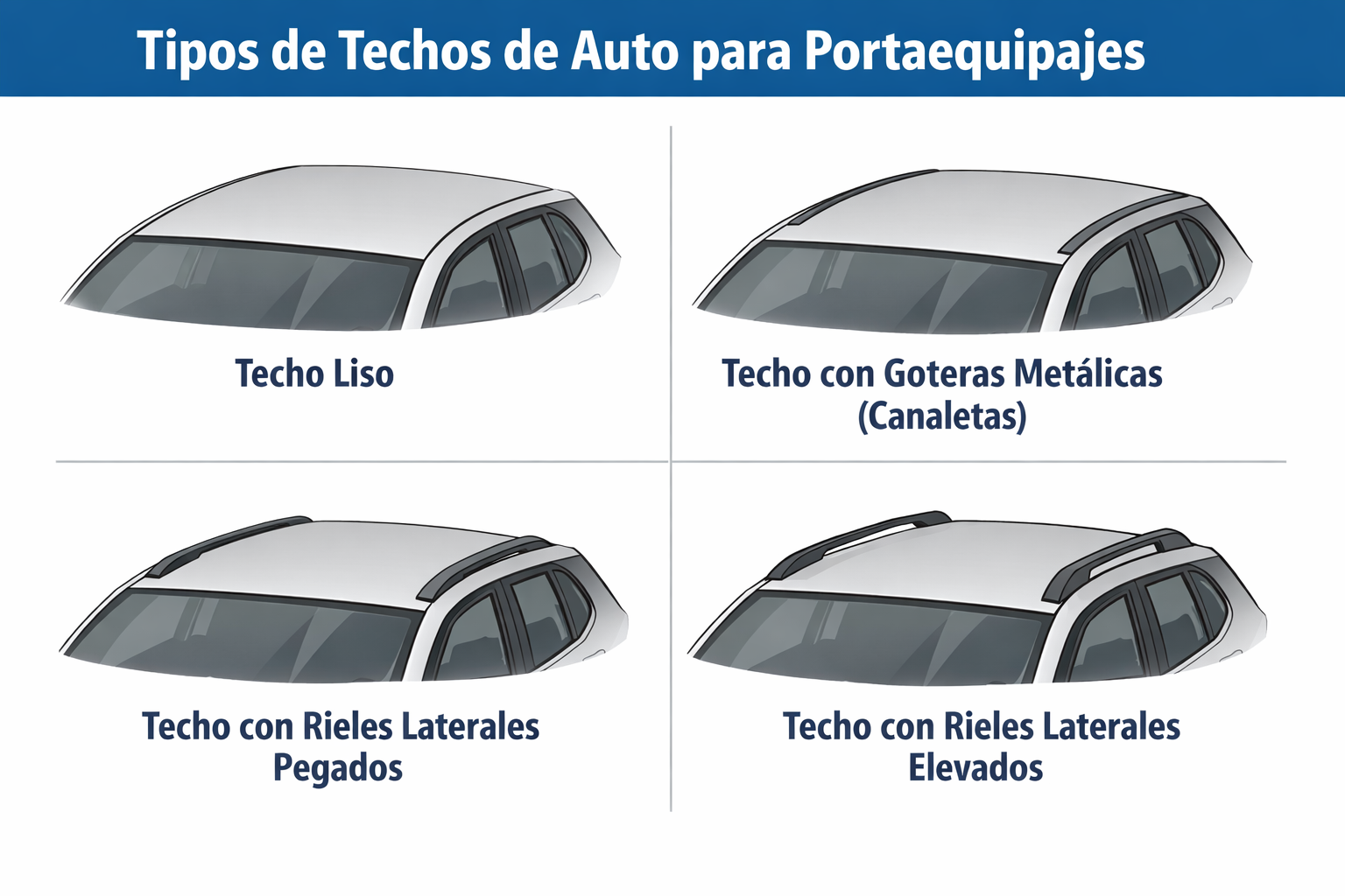 Barras de techo según tu auto