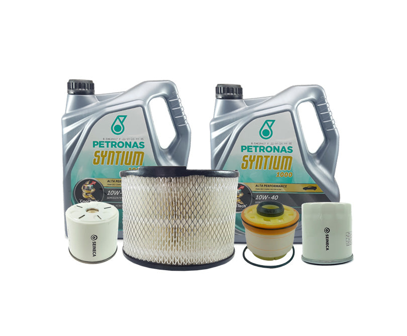 Kit Filtros Toyota Hilux Vigo 2,5 3,0 TDI 2005 - Aceite Petronas