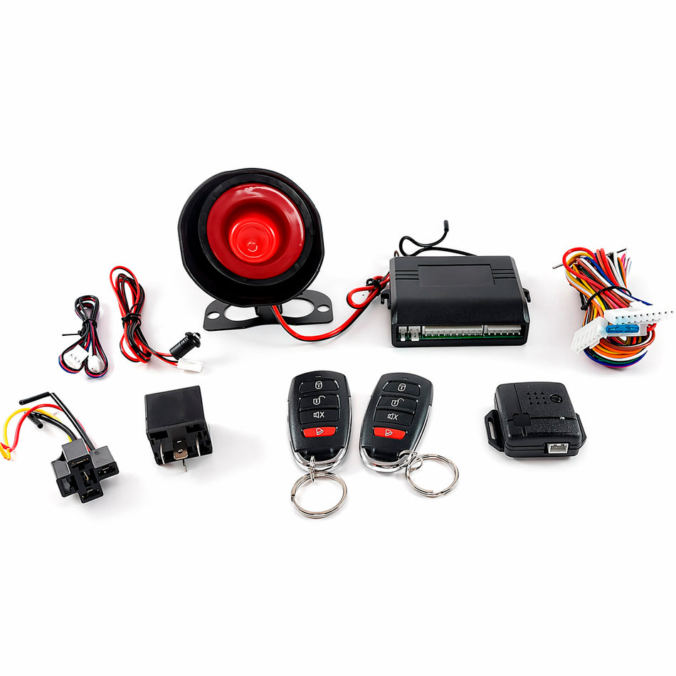 Alarma Auto Universal + Cierre Centralizado para 2 Puertas