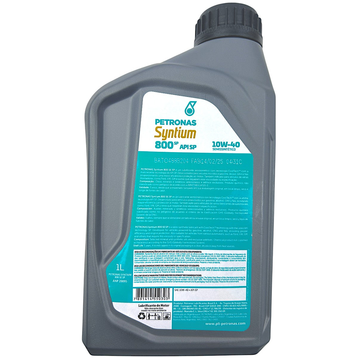 Aceite Lubricante Semisintético Petronas Syntum 10w40-P10W40-Multishop Uruguay