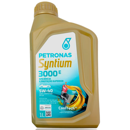 Aceite Petronas Syntium 3000e 5w40 Sintetico 1l-P5W40-Multishop Uruguay