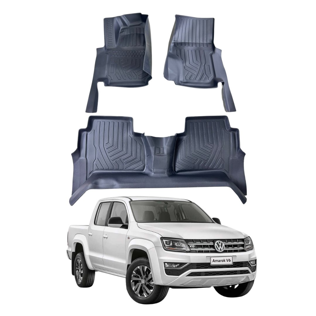 Alfombras 5D Vw Amarok TPE Premium-Alfombras VW-Multishop Uruguay