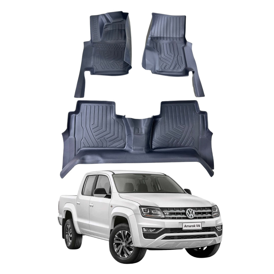 Alfombras 5D Vw Amarok Tpe Premium-Alfombras VW-Multishop Uruguay