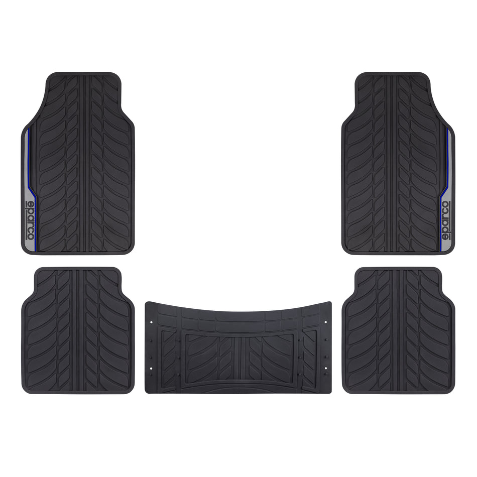 Alfombras Auto Sparco PVC Universal 5 Piezas-Alfombras Universales-Multishop Uruguay