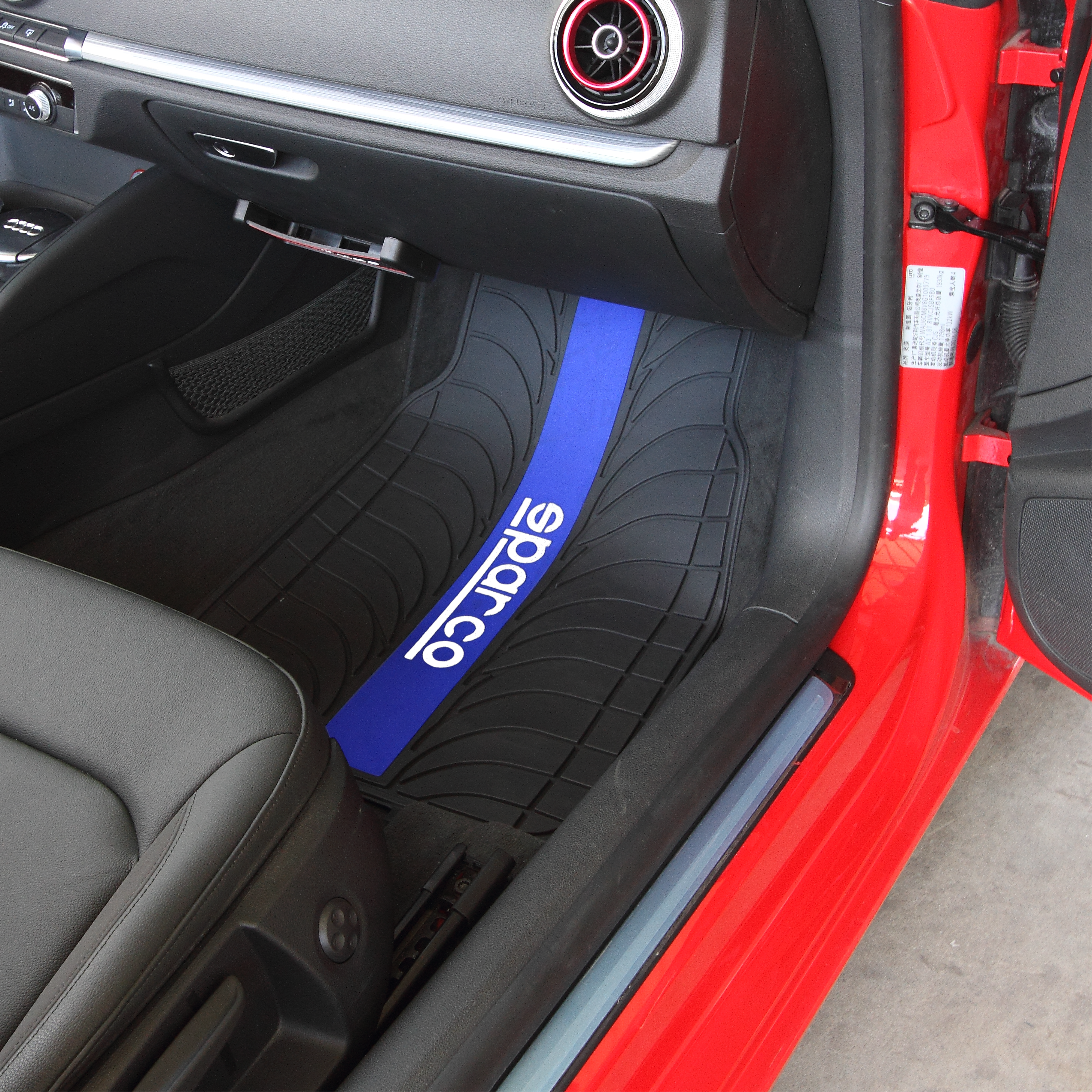 Alfombras para Auto Sparco PVC Universal 4 piezas-Alfombras Universales-Multishop Uruguay