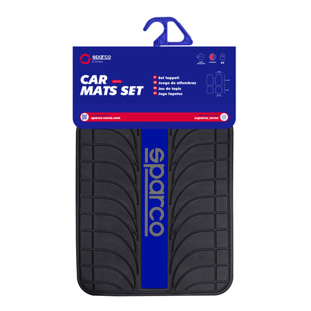 Alfombras para Auto Sparco PVC Universal 4 piezas-Alfombras Universales-Multishop Uruguay