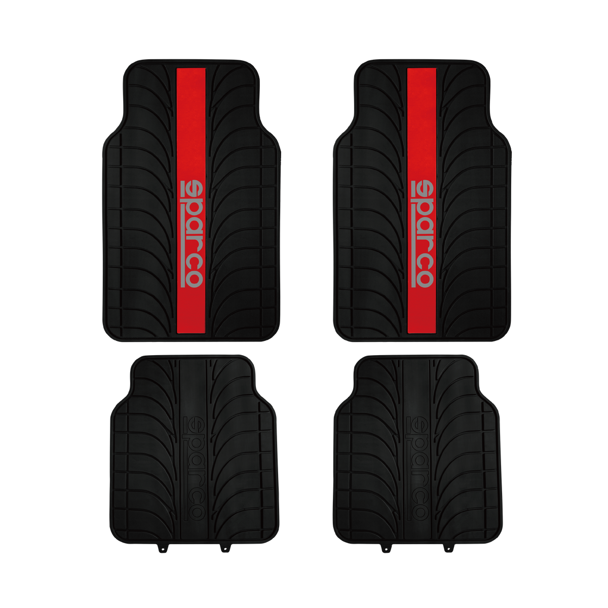 Alfombras para Auto Sparco PVC Universal 4 piezas-Alfombras Universales-Multishop Uruguay