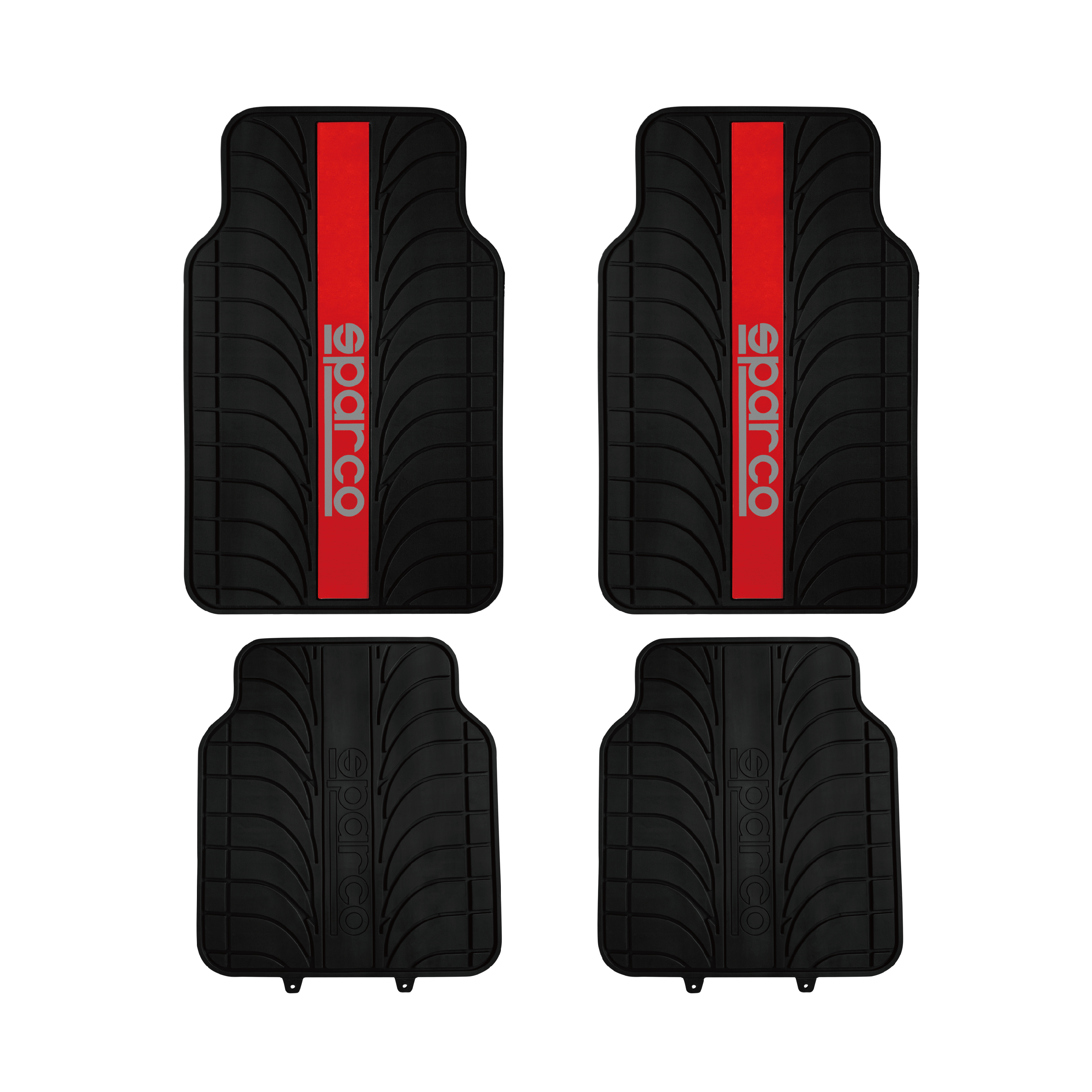 Alfombras para Auto Sparco PVC Universal 4 piezas-Alfombras Universales-Multishop Uruguay