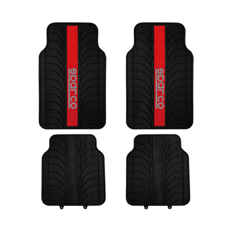 Alfombras para Auto Sparco PVC Universal 4 piezas-Alfombras Universales-Multishop Uruguay