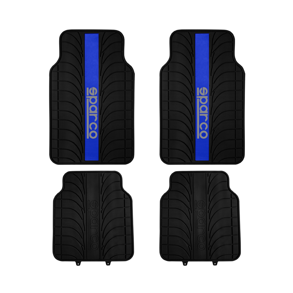 Alfombras para Auto Sparco PVC Universal 4 piezas-Alfombras Universales-Multishop Uruguay