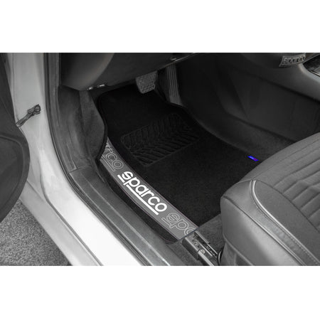 Alfombras Sparco en Fieltro con Talonera Universales 4 Piezas-Alfombras Universales-Multishop Uruguay