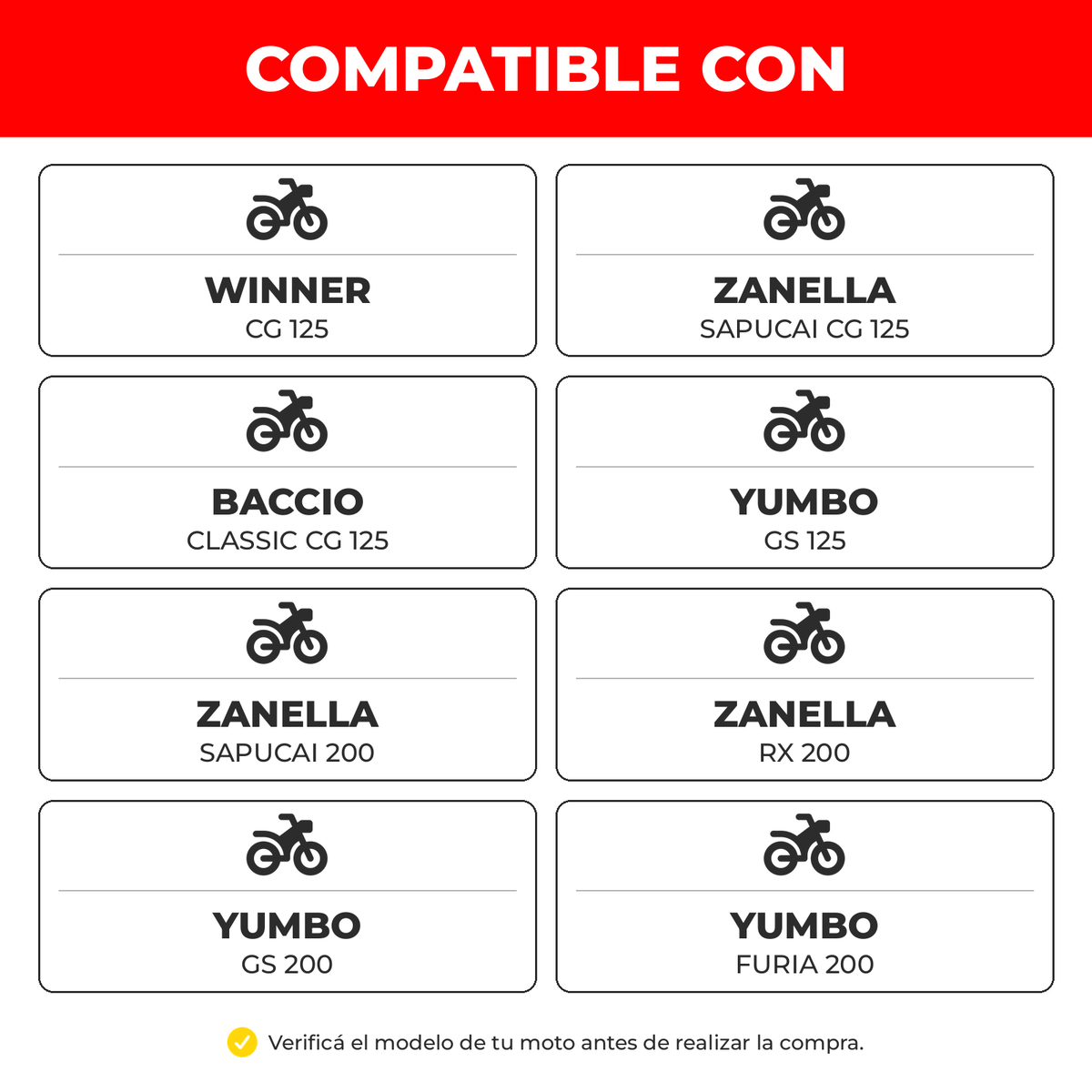 Árbol de Levas Moto CG 125 200-Árboles de levas motos-Multishop Uruguay