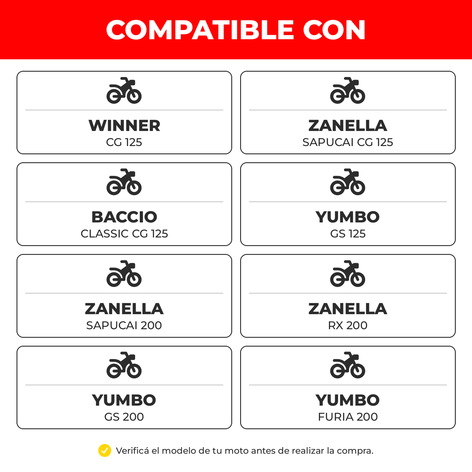 Árbol de Levas Moto CG 125 200-Árboles de levas motos-Multishop Uruguay