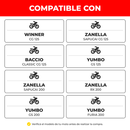 Árbol de Levas Moto CG 125 200-Árboles de levas motos-Multishop Uruguay