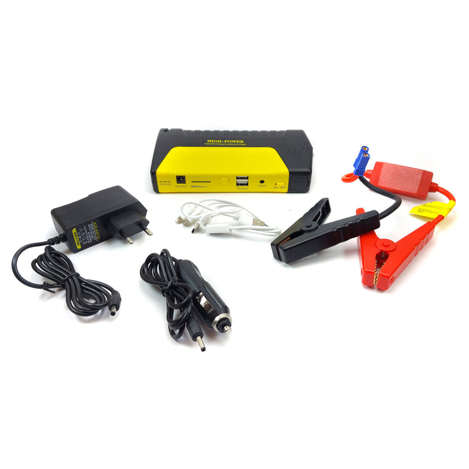 Arrancador Cargador De Bateria Auto Nafta Portatil-Cargador-Multishop Uruguay
