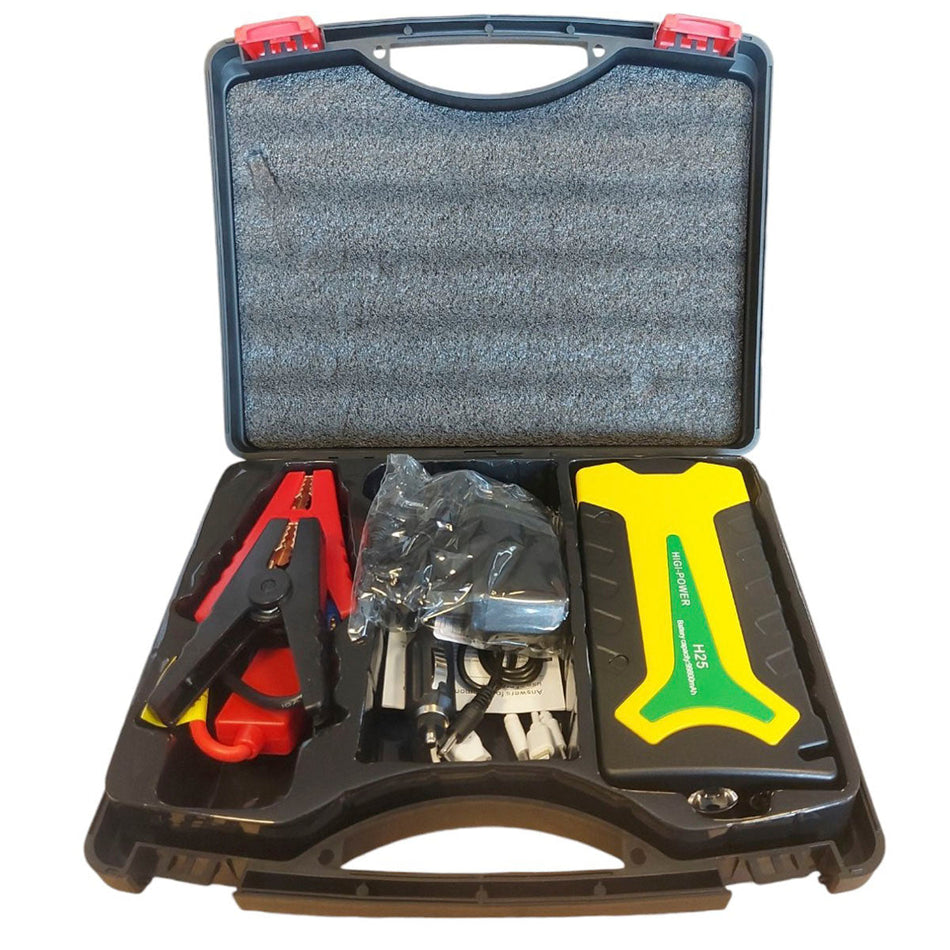 Arrancador De Batería 68000 mAh Auto Moto SUV Power Bank Linterna LED-Cargador-Multishop Uruguay