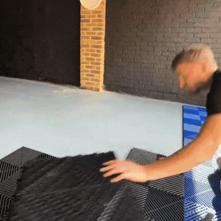 Baldosa Plástica Encastrable para Taller 40x40 cm-Baldosas Plásicas-Multishop Uruguay