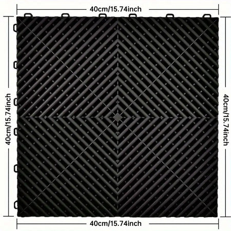 Baldosa Plástica Encastrable para Taller 40x40 cm-Baldosas Plásicas-Multishop Uruguay