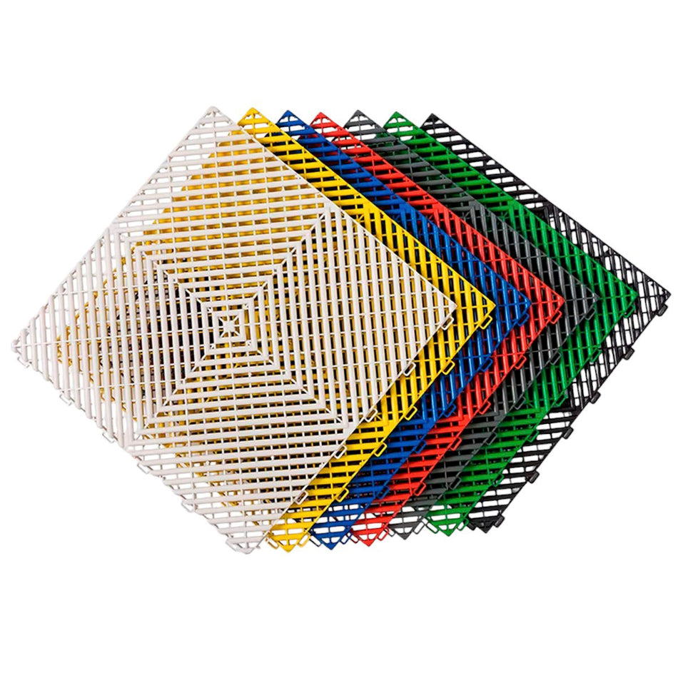 Baldosa Plástica Encastrable para Taller 40x40 cm-Baldosas Plásicas-Multishop Uruguay