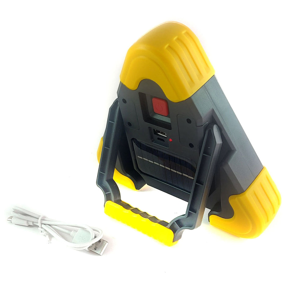 Baliza Led Carga Solar o USB con Linterna-Balizas-Multishop Uruguay