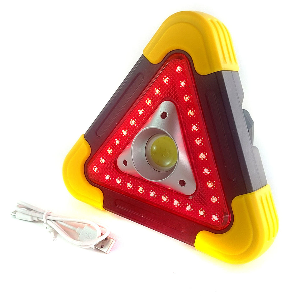 Baliza Led Carga Solar o USB con Linterna-Balizas-Multishop Uruguay