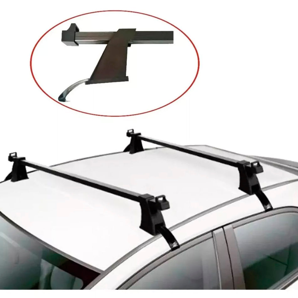 Barras de techo universales 4 puertas sin goteros-Portaequipajes-Multishop Uruguay