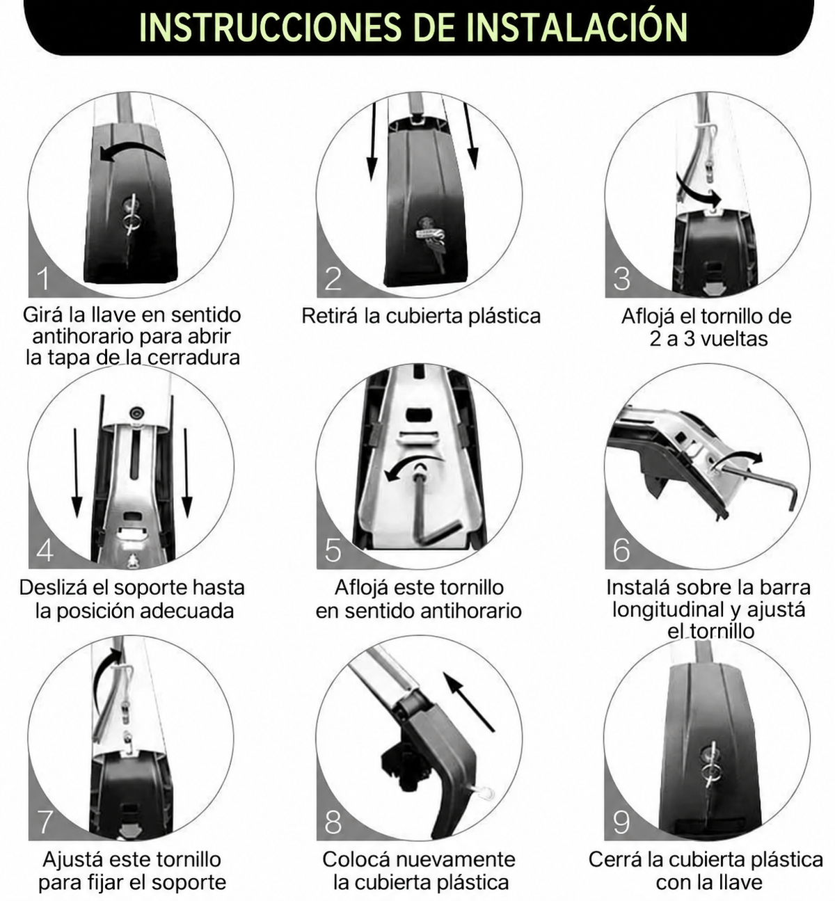 Barras Techo Transversales BYD Yuan Plus-Portaequipajes-Multishop Uruguay