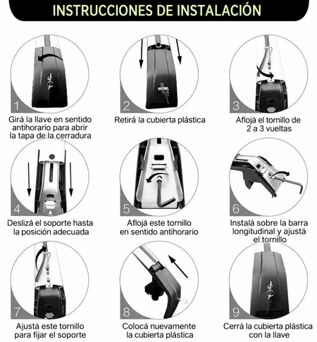 Barras Techo Transversales BYD Yuan Plus-Portaequipajes-Multishop Uruguay