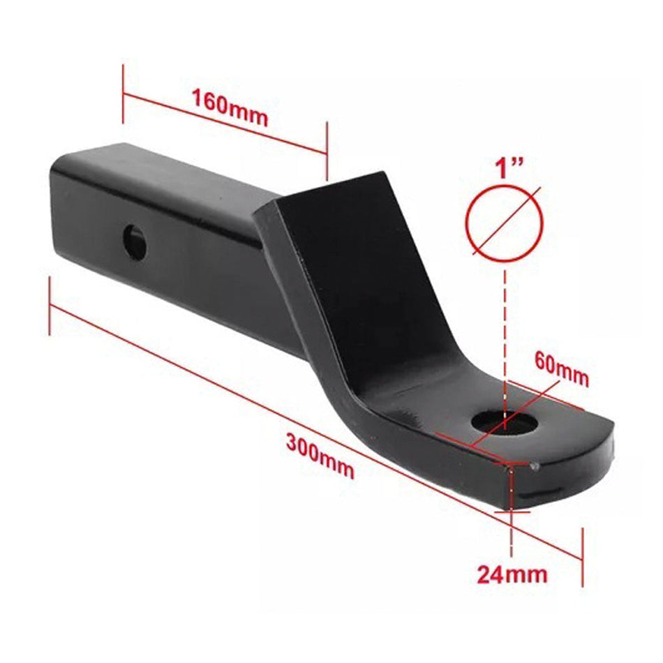Brazo Para Remolque 2’’x8’’ Enganche Trailer Reforzado-Enganche de Remolque-Multishop Uruguay