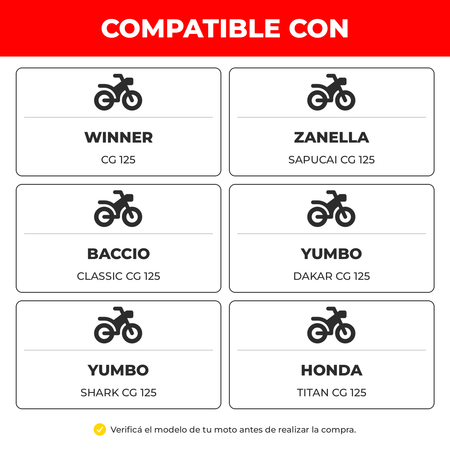 Buje de Maza CG 125 Juego x4 Unidades-Bujes motos-Multishop Uruguay