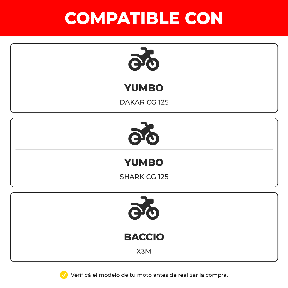 Cable Embrague Moto 117 cm CG 125 Compatible-Embrague motos-Multishop Uruguay