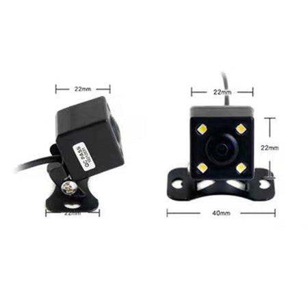 Cámara de Marcha Atrás 12V | Visión Nocturna y Resistente-Camaras de Reversa-Multishop Uruguay