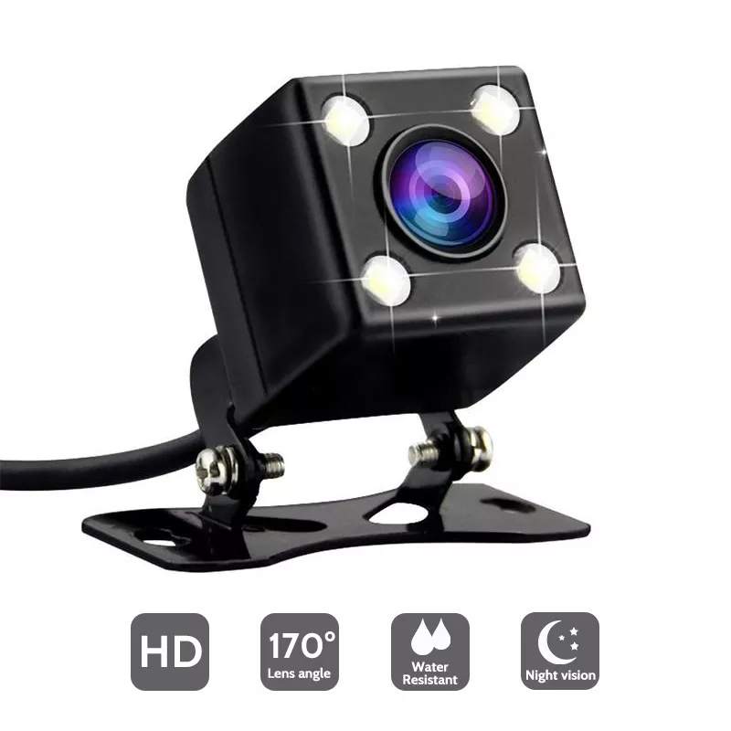 Cámara de Marcha Atrás HD 170° 12V-Camaras de Reversa-Multishop Uruguay