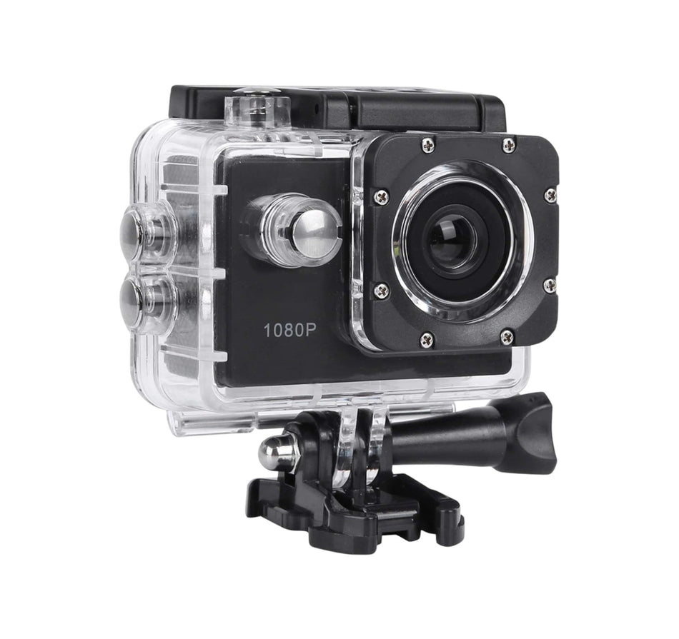 Camara Deportiva Hd Con Accesorios-Camaras-Multishop Uruguay