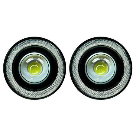 Camineros ojo de ángel con lupa 8,6 cm x2 Un-Faro Caminero-Multishop Uruguay