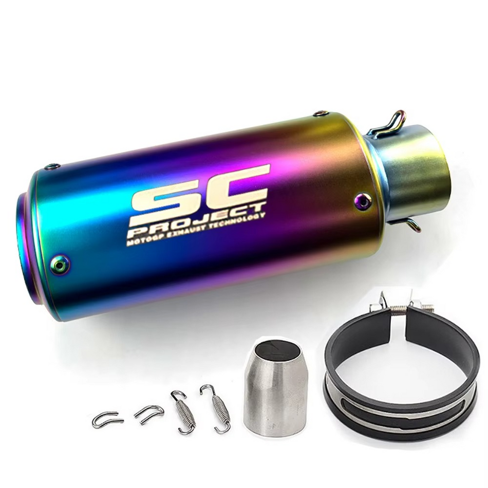 Caño de Escape Moto SC Project 245 mm-Escapes motos-Multishop Uruguay