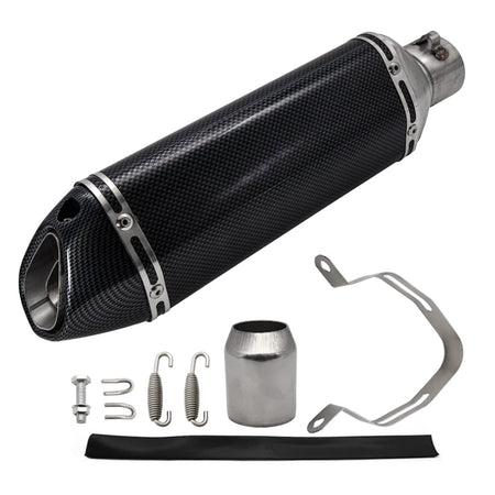 Caño Escape Moto 400 Mm Carbono-Escapes motos-Multishop Uruguay