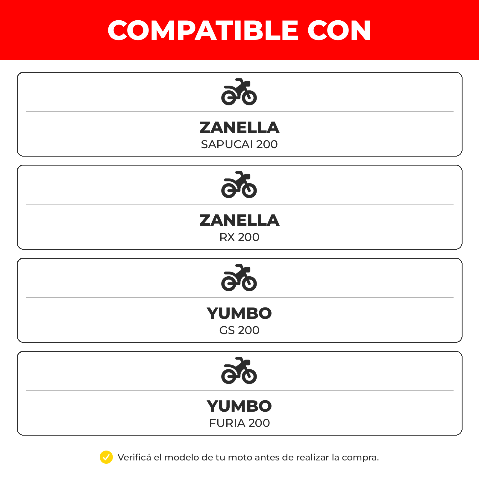 Carburador Moto CG 200 / GS 200 Completo-Carburadores motos-Multishop Uruguay