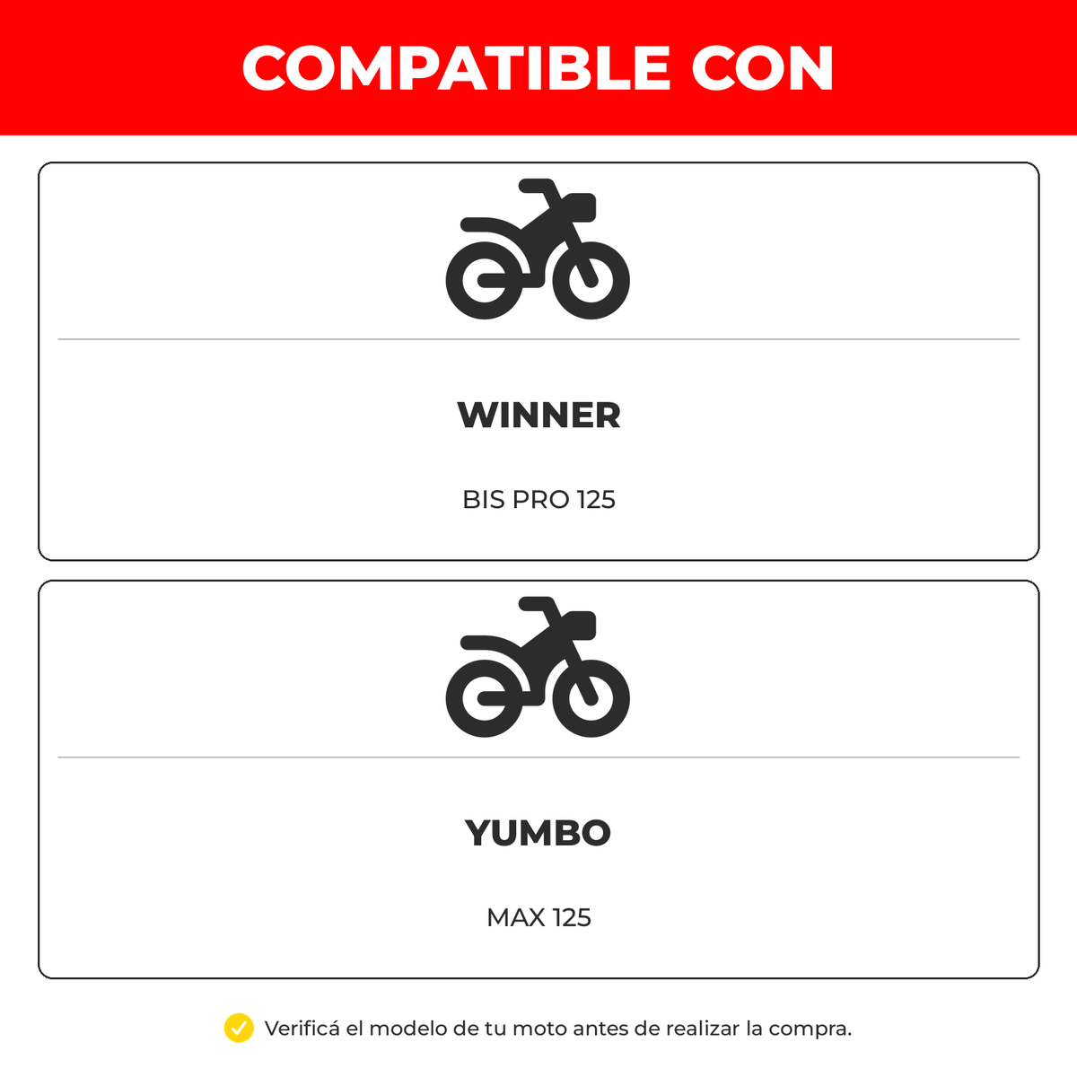 Carburador Moto Winner Bis Pro Yumbo Max 125-Carburadores motos-Multishop Uruguay