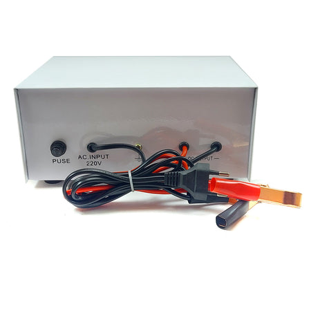 Cargador de Batería 20A 6V/12V con Potencia Variable-Cargador/Arrancador-Multishop Uruguay