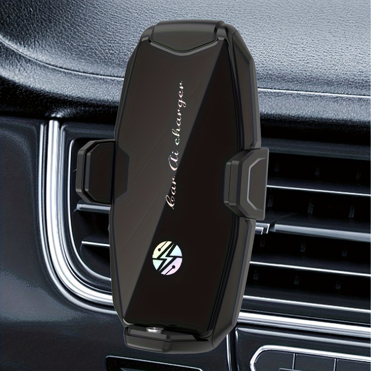 Cargador Inalámbrico para Celular+ Soporte Sensor Automático-Accesorios-Multishop Uruguay
