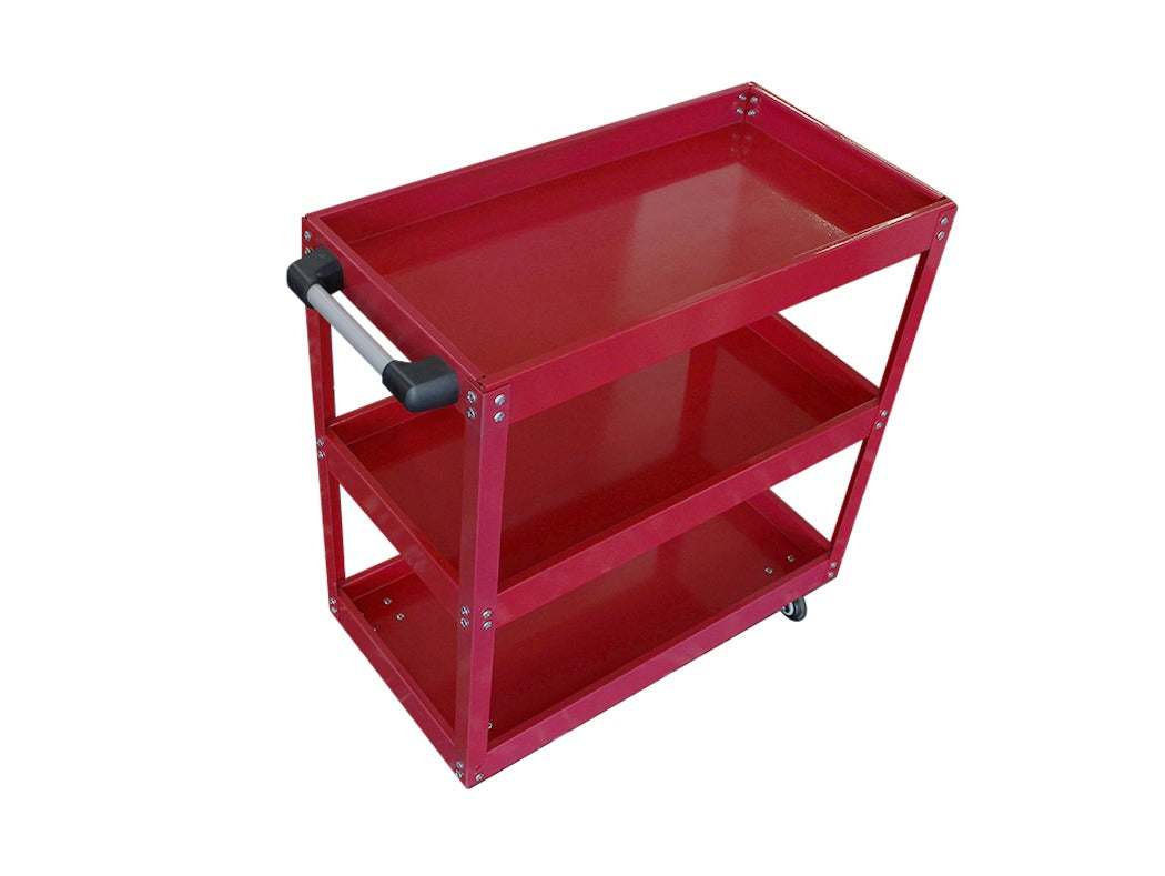 Carro de Herramientas 3 Estantes Taller – Resistente y Móvil-Carro Taller-Multishop Uruguay