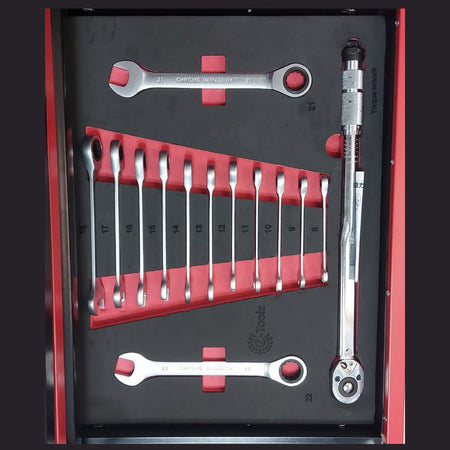 Carro Gabinete Taller Con 7 Cajones 245 Piezas-Carro Taller-Multishop Uruguay