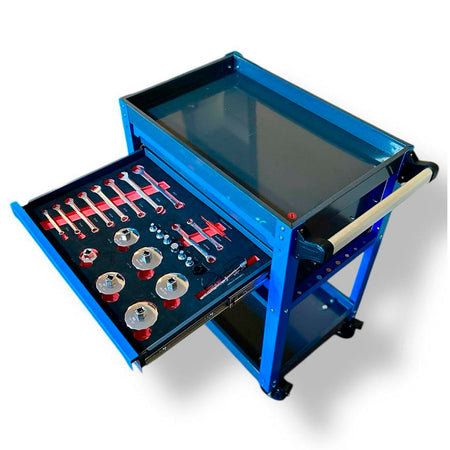 Carro taller 3 cajones 158 piezas-Carro Taller-Multishop Uruguay